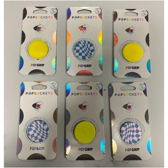 PopSockets PopGrip 2 Design Cell Phone Grip & Stand 6Pk - Picture 1 of 7